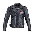 Kožená moto bunda W-TEC Black Heart Perfectis  černá  4XL