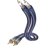 Kabel 2x vidlice cinch ⇒ 2x vidlice cinch, 1,5 m, stříbrný, Inakustik