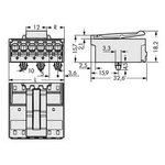 Konektor do DPS WAGO 2092-1525/020-000, 32.60 mm, pólů 5, rozteč 5 mm, 100 ks