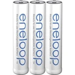 Akumulátor AAA Ni-MH Panasonic eneloop HR03, 750 mAh, 1.2 V, 3 ks