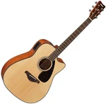 Yamaha FGX800C Natural Chitarra Semiacustica Dreadnought