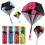 Parachute Toy Throw and Drop outdoor Fun Toy Outdoor Sports Toys Random Color With Soldier Doll