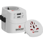 Skross 1302472 cestovný adaptér  PRO Light USB (AC) - World