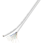 Conrad Components H21204C18 sieťový kábel ethernetový CAT 6 U/UTP 8 x 2 x 0.196 mm² biela 25 m