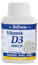 MedPharma VITAMÍN D3 2000 I.U.