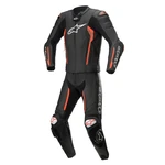 Dvoudílná moto kombinéza Alpinestars Missile 2 černá/červená fluo  černá/červená fluo  50