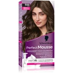 Schwarzkopf Perfect Mousse permanentná farba na vlasy odtieň 500 Medium brown 2x35 ml