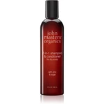 John Masters Organics Scalp 2 in 1 Shampoo with Zinc & Sage šampón a kondicionér 2 v1 236 ml