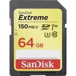 SanDisk Extreme® SDXC karta 64 GB Class 10, UHS-I, UHS-Class 3, v30 Video Speed Class podpora videa 4K