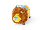 TEDDIES Odrážedlo Funny wheels Rider Ride-On lvíček plyšový modrý 12 m+