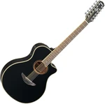 Yamaha APX700II-12 Black Chitarra Semiacustica 12 Corde