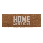 Rohožka s bielym nápisom PT LIVING Home Sweet Coir, 75 × 26 cm