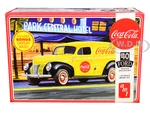 Skill 3 Model Kit 1940 Ford Sedan Delivery Van "Coca-Cola" with Display Base 1/25 Scale Model by AMT