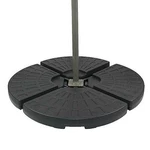 Portable Outdoor Umbrellas Stand Water Inject Garden Parasol Base For Garden Terrace