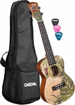 Cascha HH 2606 Art Series Ukulele concert Leafy