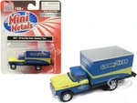 1960 Ford Box Truck "Goodyear" Blue 1/87 (HO) Scale Model by Classic Metal Works