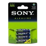 Alkáli micro ceruzaelem AAA(LR3), SONY AM4LB4D Eco Blue, 4 db