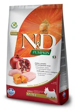 N&amp;D Pumpkin Dog Mini Adult Chicken/Pomegranate Grain-free - 2,5kg