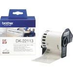 Brother DK-22113 etikety v roli 62 mm x 15.24 m fólia priehľadná 1 ks permanentné DK22113 univerzálne etikety