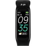 Fitness náramok Niceboy X-fit Plus (xfit-plus) čierny fitness náramok • 0,96" OLED displej • dotykové ovládanie • Bluetooth 4.2 • krokomer • senzor sr