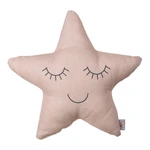 Béžovo-ružový detský vankúšik s prímesou bavlny Mike & Co. NEW YORK Pillow Toy Star, 35 x 35 cm