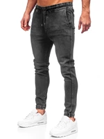 Blugi joggers negri Bolf 0027