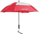 Jucad Telescopic Windproof With Pin Red/Silver Parasol