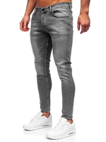 Šedé pánské džíny slim fit Bolf R925