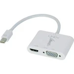 Mini-DisplayPort / HDMI / VGA konvertor LINDY 41070, bílá