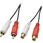 Cinch audio prodlužovací kabel LINDY 35673, 5.00 m, černá