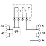 Patice pro relé Phoenix Contact PLC-BPT- 24DC/ 1/ACT 10 ks