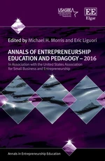 Annals of Entrepreneurship Education and Pedagogy â 2016