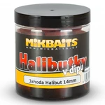 Mikbaits pelety halibutky v dipu 14 mm 250 ml - jahoda halibut