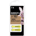 Baterie do naslouchátek ZA 10 zinko-vzduchová Duracell 10AC 90 mAh 1.45 V 6 ks