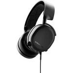 Steelseries Arctis 3 Console herní headset na kabel, stereo přes uši, jack 3,5 mm, černá