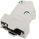 D-SUB pouzdro encitech D45NT09-M-K 1060-0106-11, pólů 9, plast, pokovený, 45 °, stříbrná, 1 ks