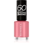 Rimmel 60 Seconds Super Shine lak na nehty odstín 405 Rose Libertine 8 ml