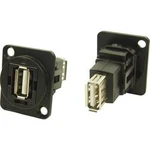 XLR adaptér USB A na USB 2.0 zásuvka A zásuvka 2.0 adaptér, vestavný Cliff CP30208NMB 1 ks