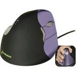 Optická Wi-Fi myš Evoluent Vertical Mouse 4 VM4S VM4S, ergonomická, černá, fialová