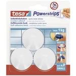 Tesa power strip® háček Small kulatý bílá 57577-00-02 tesa Množství: 3 ks