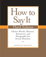 How to Say It, Third Edition