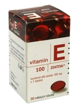 ZENTIVA Vitamin E 100 mg 30 měkkých tobolek