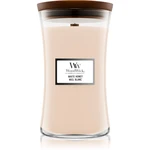 Woodwick White Honey Miel Blanc vonná sviečka s dreveným knotom 609.5 g