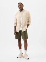 Dark green men's shorts GAP