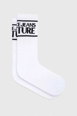 Ponožky Versace Jeans Couture pánske, biela farba, 76GA0J04 ZG079