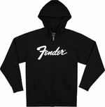 Fender Pulóver Transition Logo Zip Front Black 2XL