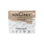 Kolorky Deluxe Velvet - S (3-6 kg) jednorázové ekoplienky so zamatovým povrchom 25 ks