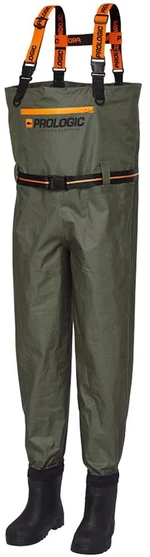 Prologic brodící kalhoty Inspire Chest Bootfoot Wader Eva Sole Green L 42/43