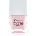 Nails Inc. Get Undressed ošetrujúci lak na nechty odtieň Dare To Bare 14 ml