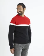 Red and black men's sweater Celio